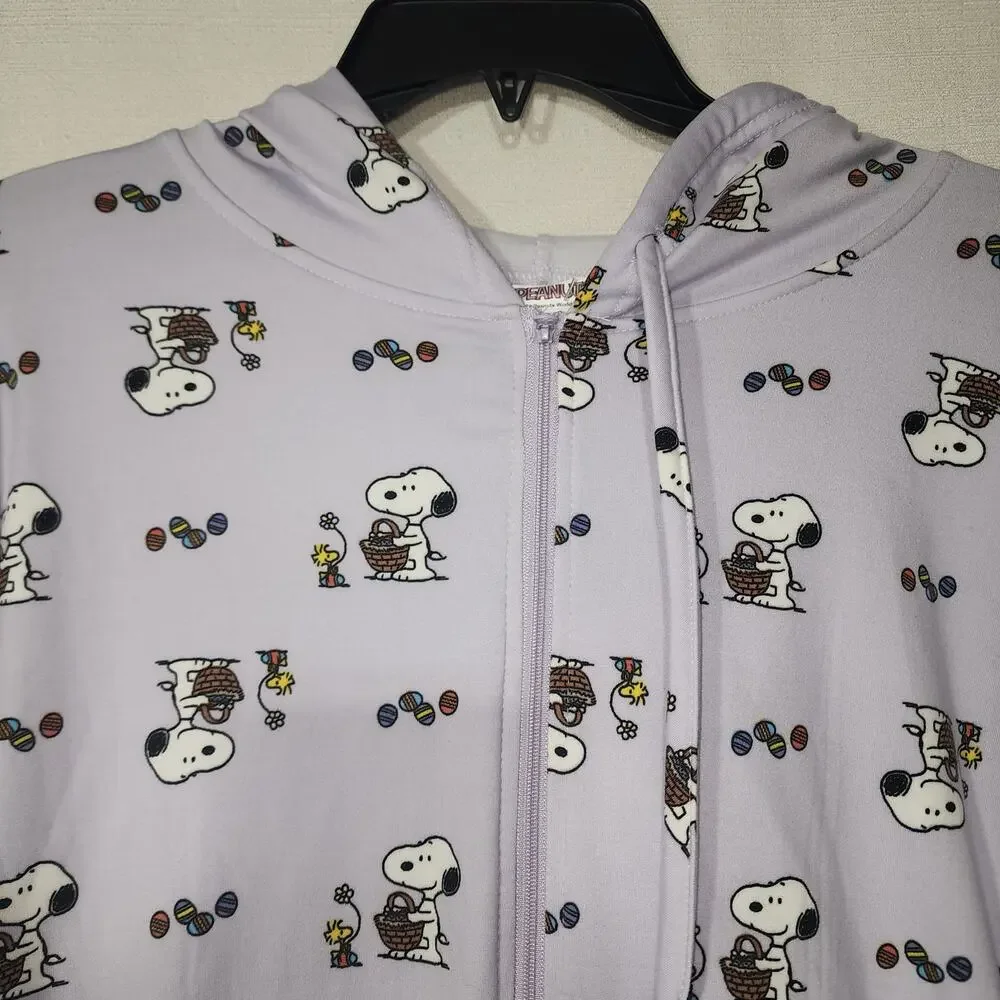 Snoopy easter egg hoodie girls Large
